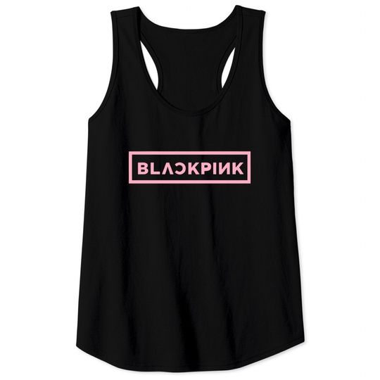 Blackpink Logo Unisex Tank Tops, Kpop Idol Fashion