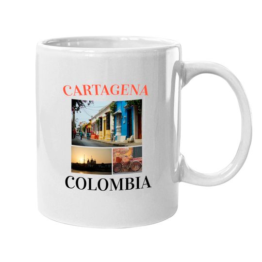Cartagena Colombia, in the streets Mugs