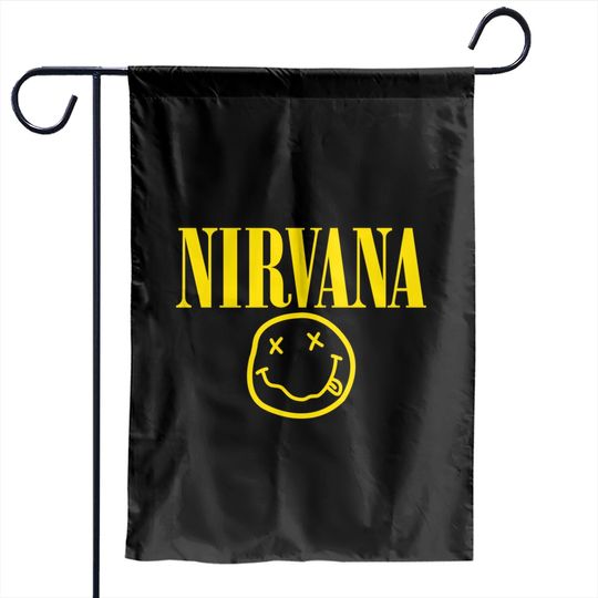Nirvana Garden Flags, Nirvana Garden Flags, Nirvana Smiley Garden Flags