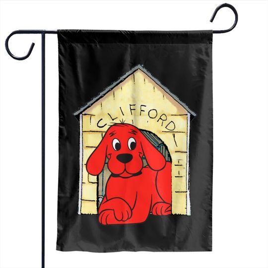 Clifford the big red dog Garden Flags
