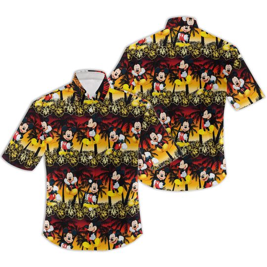 Mickey mouse hawaiian shirt