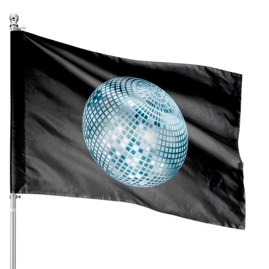 Disco Ball / Mirror Ball / Glitter Ball (Silver) - Saturday Night Fever - House Flags