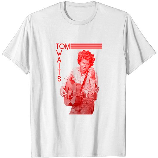Tom Waits Downtown Train 80s Retro Tribute - Tom Waits - T-Shirt