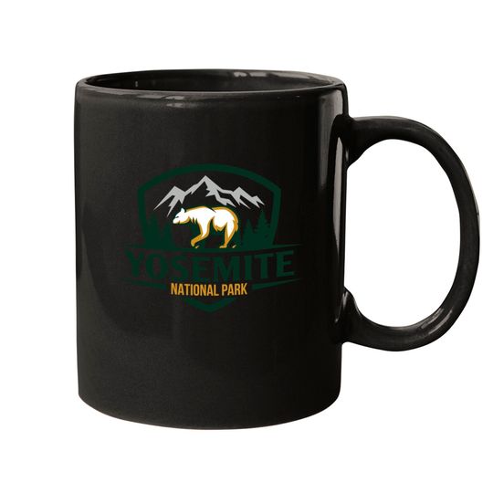 Yosemite National Park Black Bear Idea Mugs