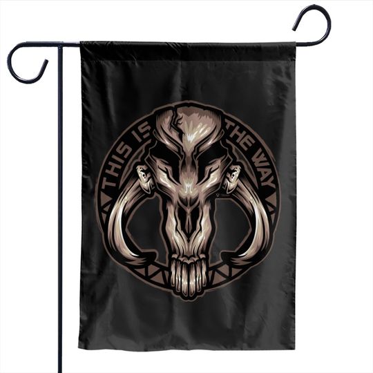 This Is The Way Mandalorian Garden Flags