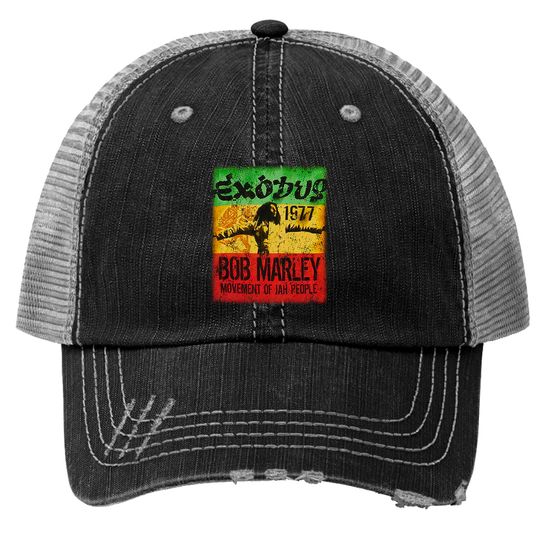 Bob Marley Unisex Trucker Hats: Movement
