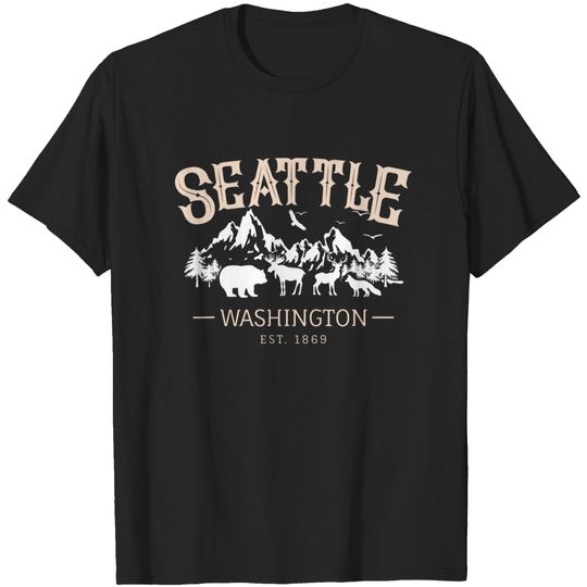 Seattle Washington Souvenir Gift T-shirts T-Shirt