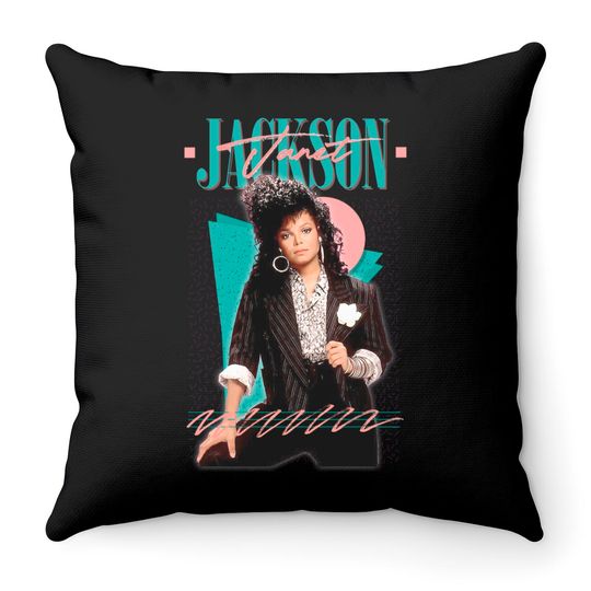 Janet Jackson Throw Pillows