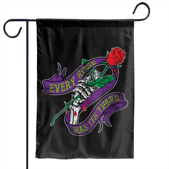 Every Rose Has Its Thorn - Poison - Garden Flags
