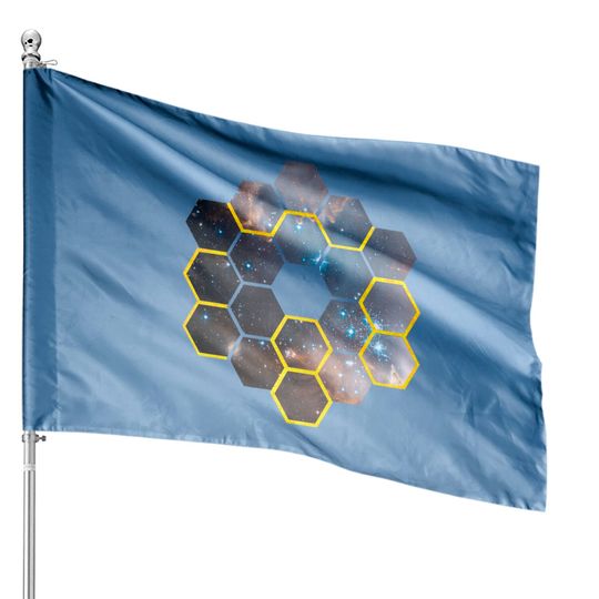 James Webb Space Telescope JWST Long Sleeve House Flags