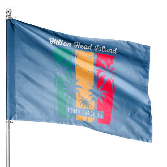 Hilton Head Island South Carolina Summer House Flags