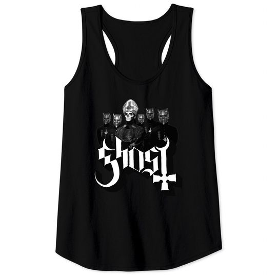 Ghost BC Swedish Heavy Metal Band 666 Fan Tank Tops - Ghost - Zip Hoodies