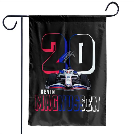 Kevin Magnussen Haas Team Racing Garden Flags