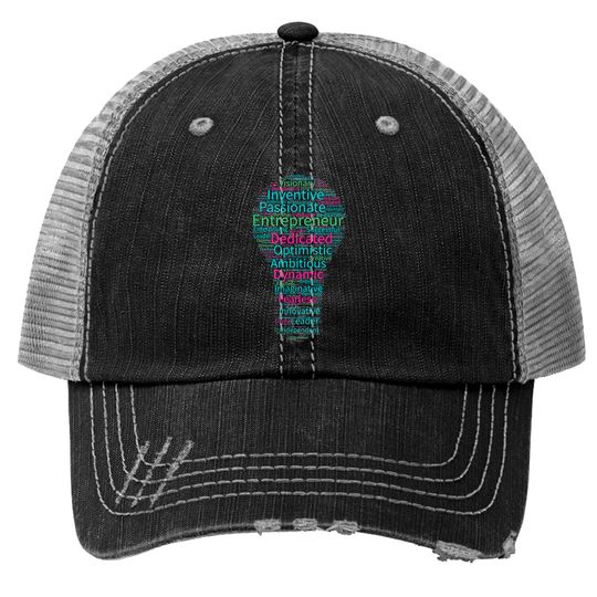 Entrepreneur Trucker Hats- Great Gift for CEO, Boss, Inventor