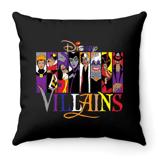 Disney Villains Throw Pillows