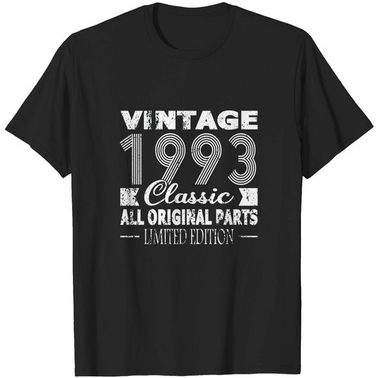 30th Birthday Vintage 1993 Classic 1993 T-shirt