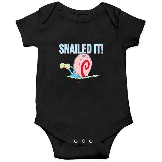 Gary the Snail Snailed It! Pullover Onesies