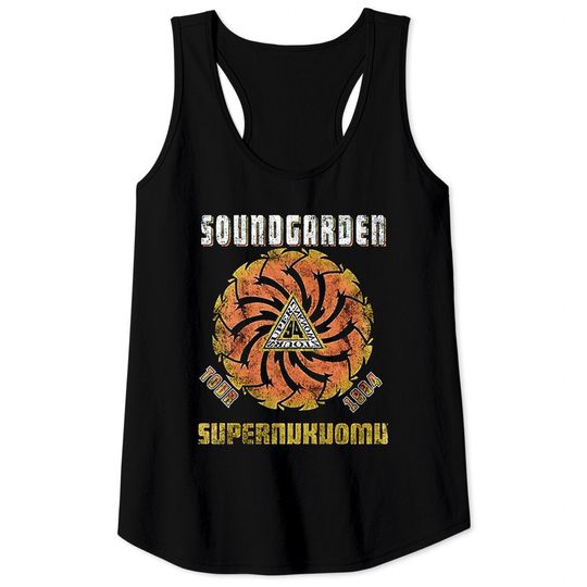Soundgarden Men's Superunknown Spiral Tank Tops