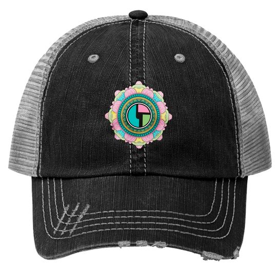 Disco Biscuits Spring Blossom Unisex Pullover Trucker Hats