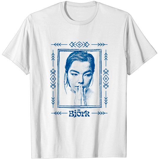 Björk / Vintage Style Aesthetic Fan Art Design - Bjork - T-Shirt