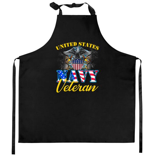 United States NAVY Veteran - United States Navy Veteran - Kitchen Aprons
