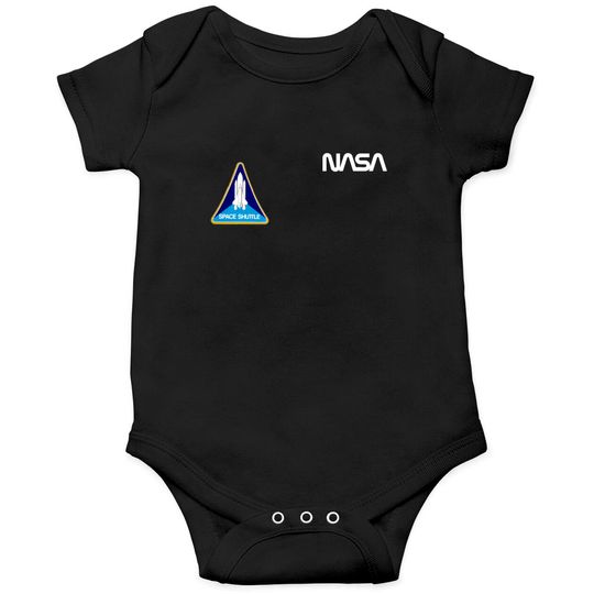 Officially approved merchandise - Vintage NASA logo & space shuttle mission patch - Nasa Logo - Onesies