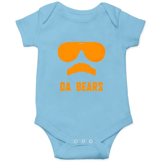 da Bears Mustache Coach - Chicago Bears - Onesies