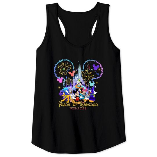 Disney 100 Years of Wonder Tank Tops, Mickey And Friends