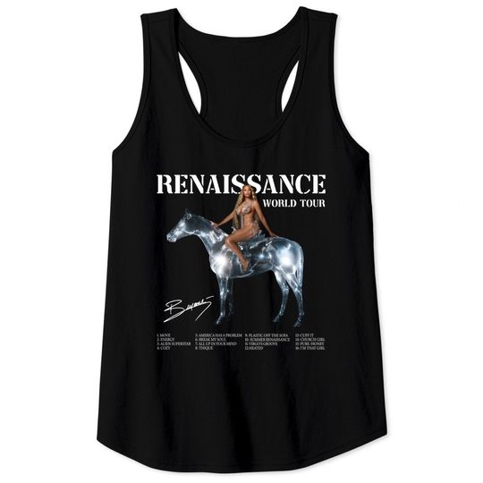 Beyonce Tour Renaissance Tour 2023 Tank Tops, Renaissance World Tour 2023 Tank Tops