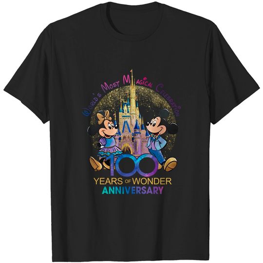 Disney 100th Anniversary Mickey Minnie shirt