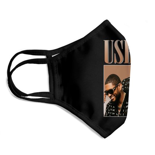Usher Tour Face Masks, Usher Vintage style Face Masks, Usher Raymond Face Masks
