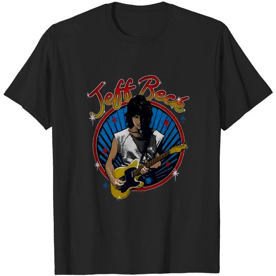 Vintage Jeff Beck Shirt Rip Guitar Legend Merch, Jeff Beck T-Shirt