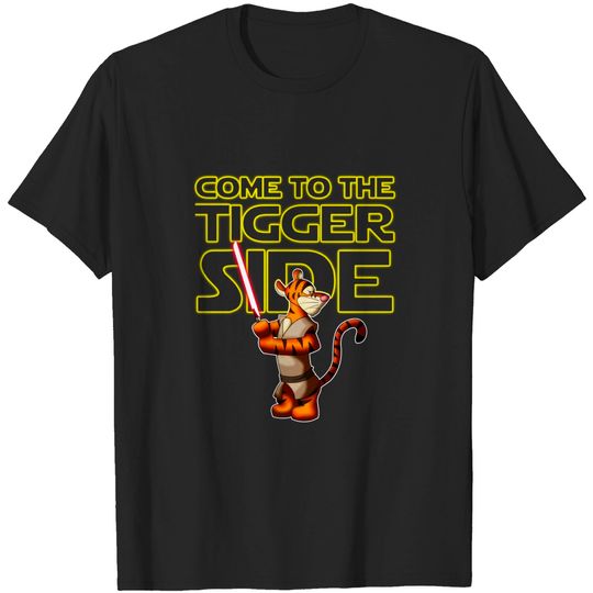 Come To The Tigger Side Shirt, Tigger Star Wars Shirt, Tigger With Lightsaber