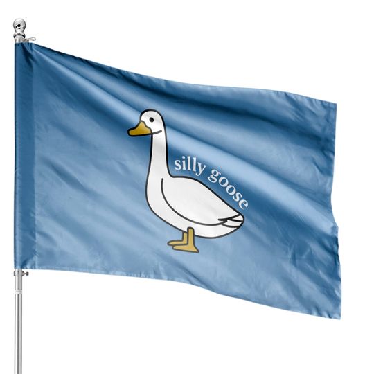 Embroidered Silly Goose House Flags, Embroidered Goose Crewneck House Flags