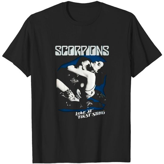 Vintage Style T Shirt Scorpions Love At First Sting