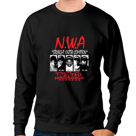 NWA Straight Outta Compton Old School Hip Hop Rap Sweatshirts
