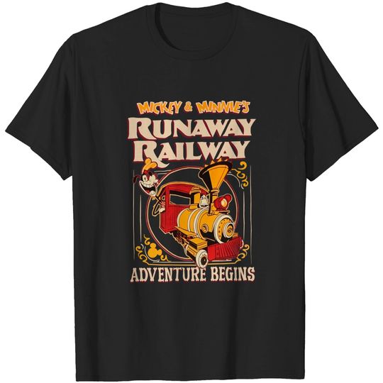 Retro Mickey And Minnie's Runaway Railway Shirt
