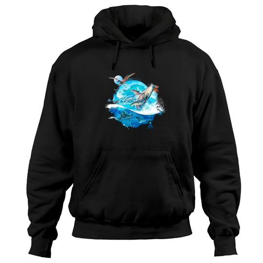Avatar The Way of Water Creatures of Sea and Sky Hoodies