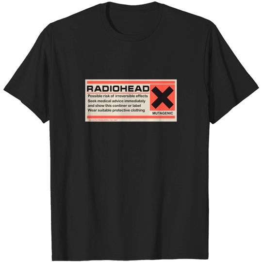 Vintage 1997 Radiohead Ok Computer Mutagenic Album T-Shirt