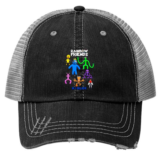Rainbow Friends Classic Trucker Hats, Rainbow Friends Kids Trucker Hats