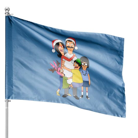 Bobs Burgers Christmas Crusade House Flags