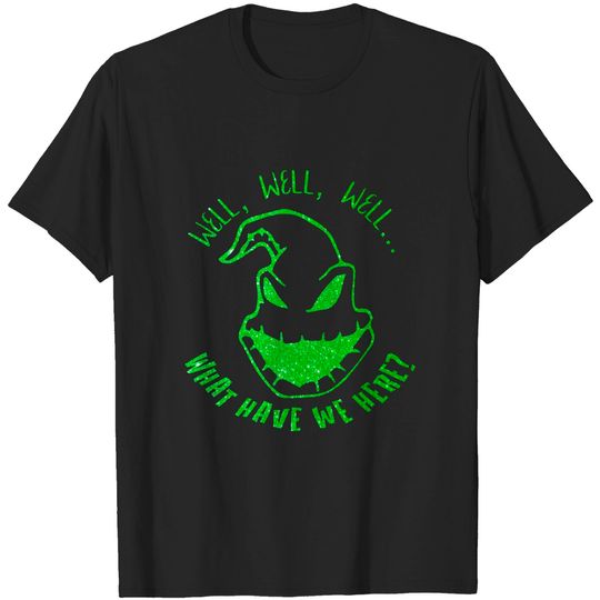 GLITTER Oogie Boogie  Well Well Well What Have We Here Shirt