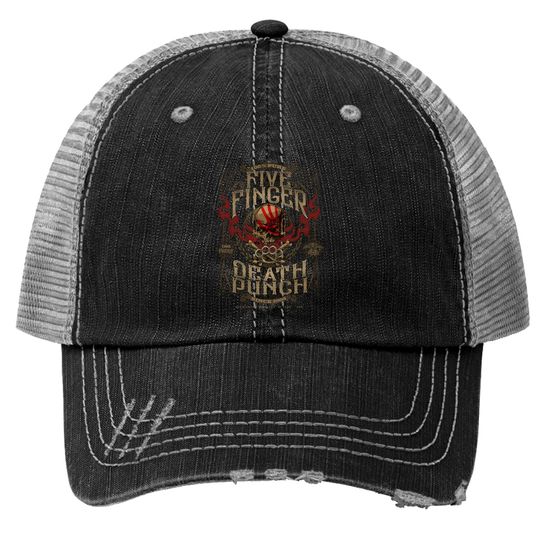 Five Finger Death Punch Trucker Hats