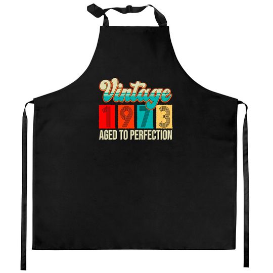 Vintage 1973 Aged To Perfection Kitchen Aprons