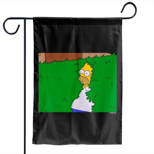 The Simpsons Homer Hedge Meme Garden Flags Garden Flags