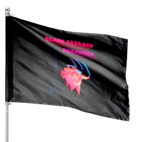 Black Sabbath Paranoid Motion Trails House Flags