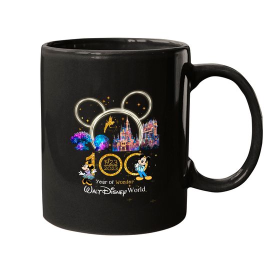 Disney 100 Years Anniversary Mugs, The Story of Disney 100 years of Wonder Mugs