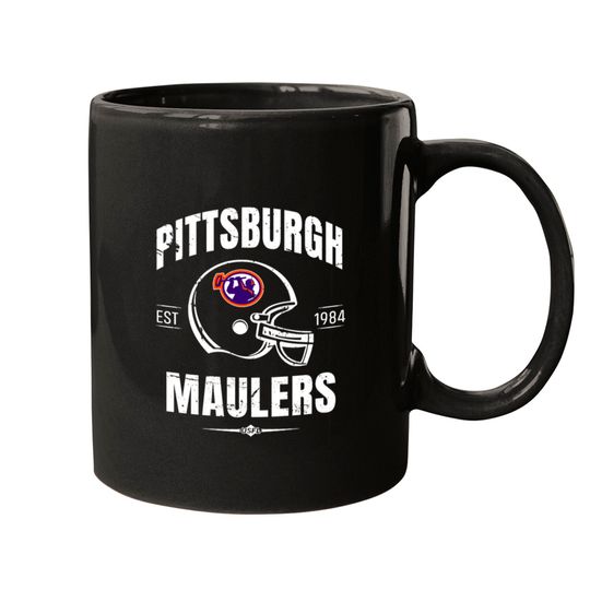 Pittsburgh Maulers 1984 USFL American Football Mugs