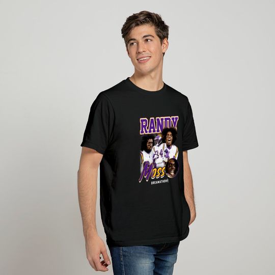 Justin Jefferson Randy Moss Shirt, Vintage Randy Moss 90s Style Rap Shirt