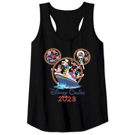 Disney Cruise 2023 Tank Tops, Mickey Cruise Tank Tops